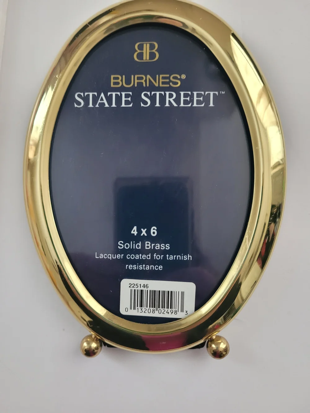 Burnes Of Boston Brass Oval Picture Frame